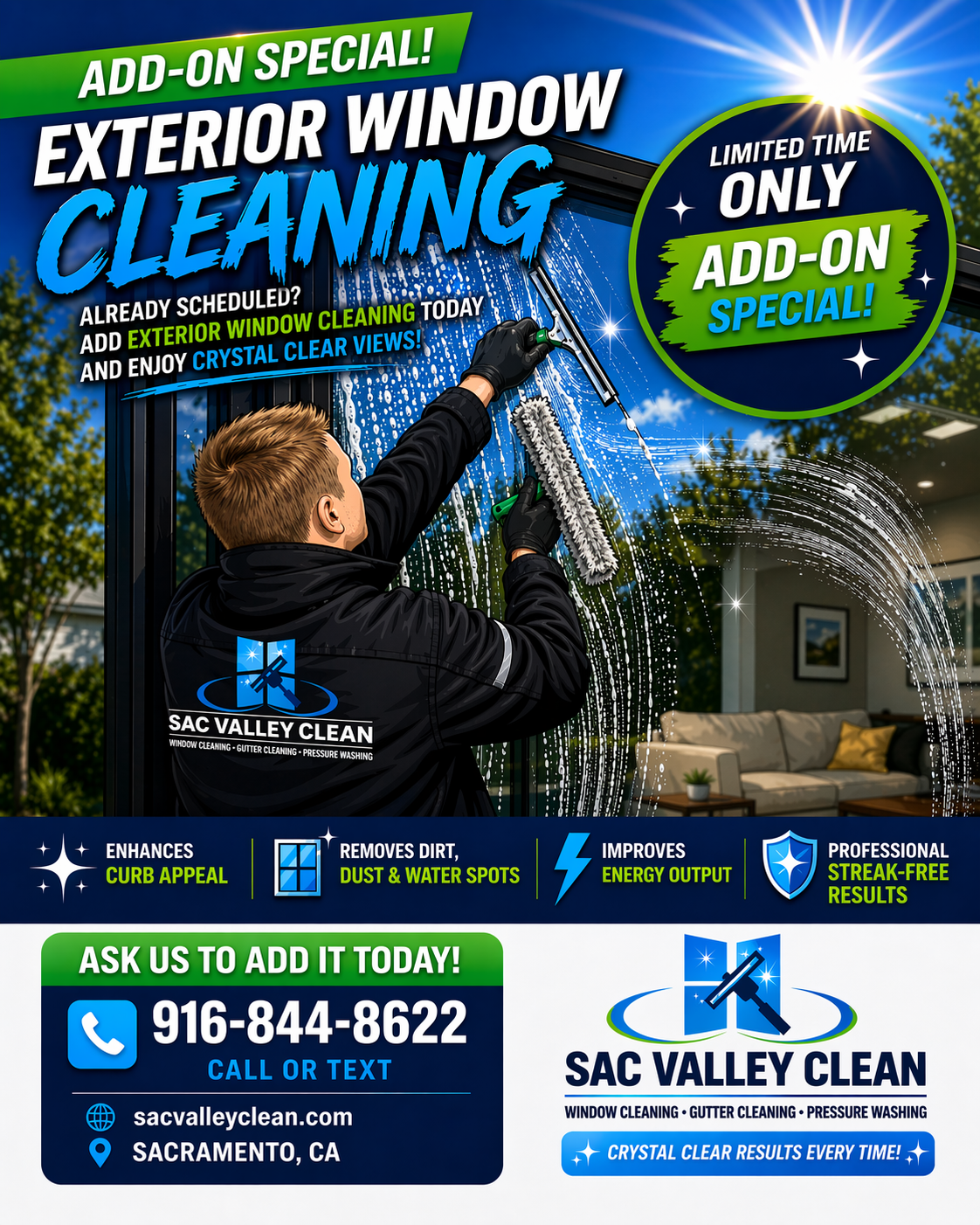 Window cleaning Sacramento CA
