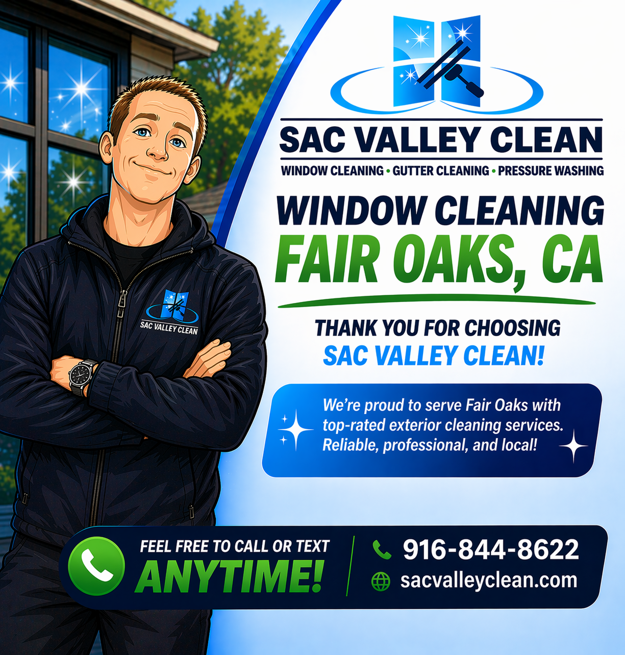 Window cleaning Fair Oaks CA