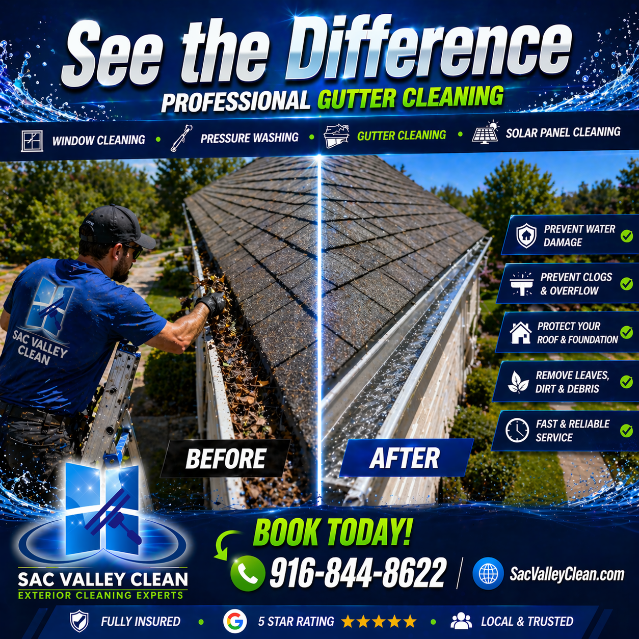Sac Valley Clean exterior cleaning service image