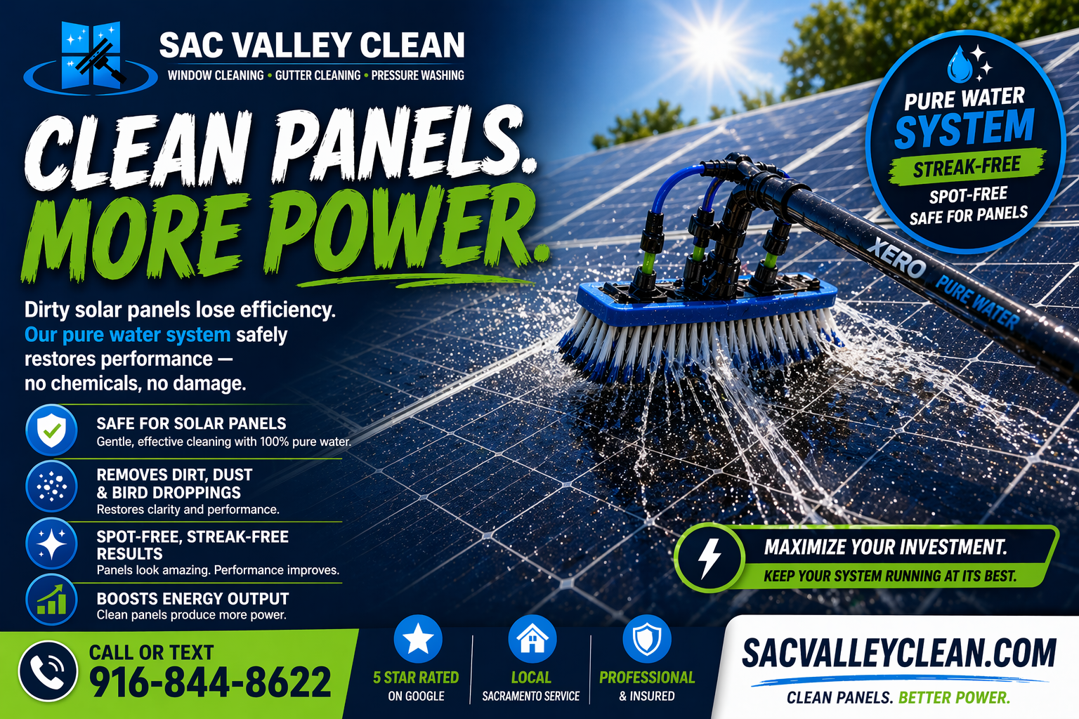 Dirty solar panels before cleaning