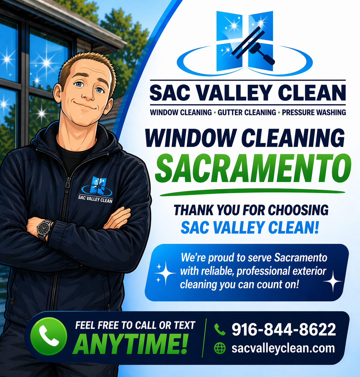 Window cleaning Sacramento California