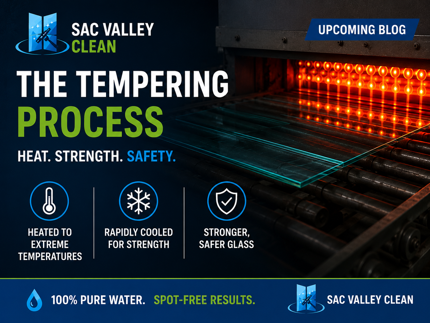 The glass tempering process